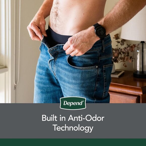 Depend Washable Adult Incontinence Underwear Men Reusable Light Absorbency XL - Picture 8 of 8